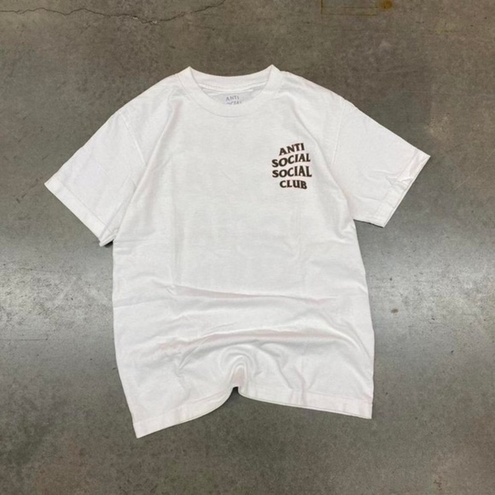 Anti Social Social Club white T-shirt Y2K Mens Size S